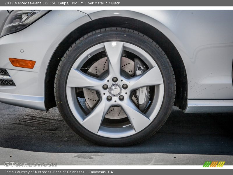 Iridium Silver Metallic / Black 2013 Mercedes-Benz CLS 550 Coupe