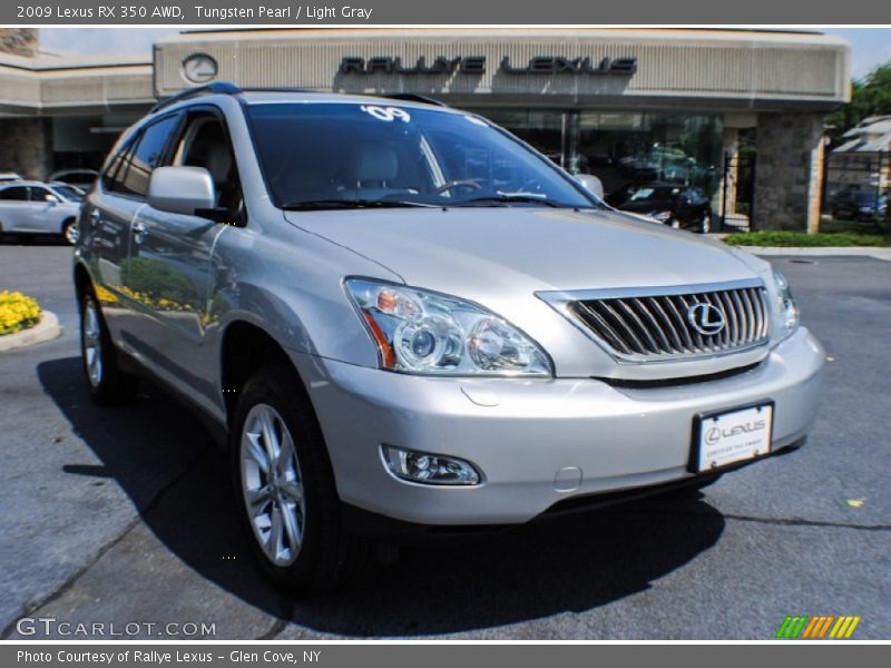 Tungsten Pearl / Light Gray 2009 Lexus RX 350 AWD