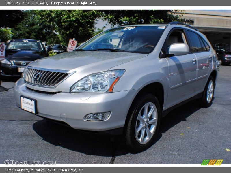Tungsten Pearl / Light Gray 2009 Lexus RX 350 AWD