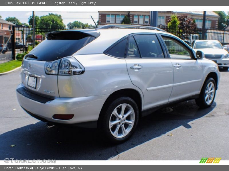 Tungsten Pearl / Light Gray 2009 Lexus RX 350 AWD