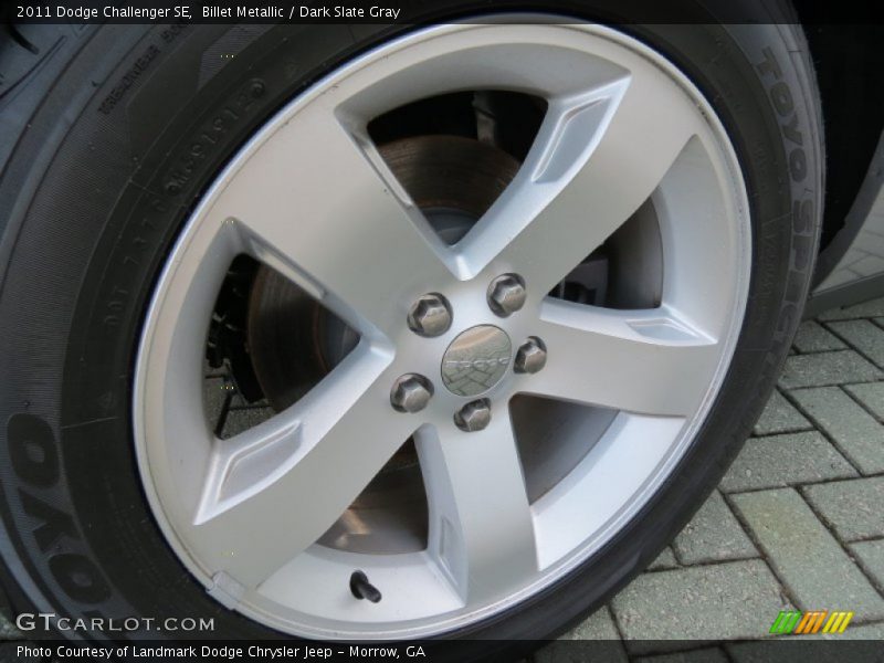 Billet Metallic / Dark Slate Gray 2011 Dodge Challenger SE