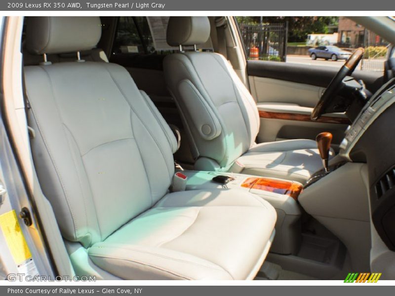 Tungsten Pearl / Light Gray 2009 Lexus RX 350 AWD