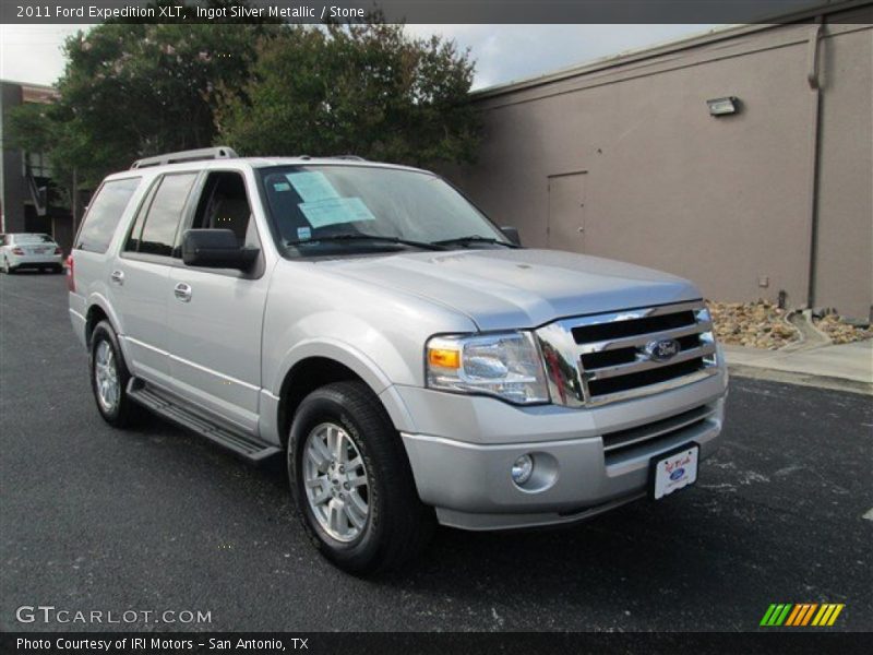 Ingot Silver Metallic / Stone 2011 Ford Expedition XLT