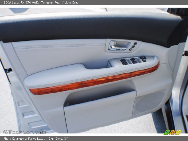 Tungsten Pearl / Light Gray 2009 Lexus RX 350 AWD