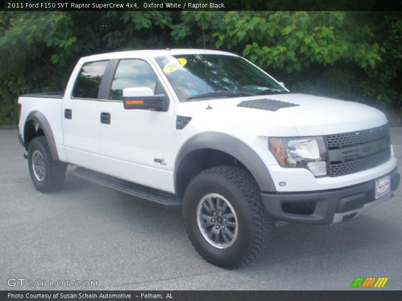 Oxford White / Raptor Black 2011 Ford F150 SVT Raptor SuperCrew 4x4