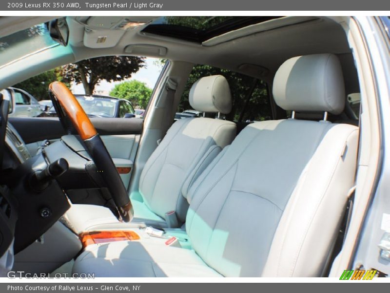 Tungsten Pearl / Light Gray 2009 Lexus RX 350 AWD