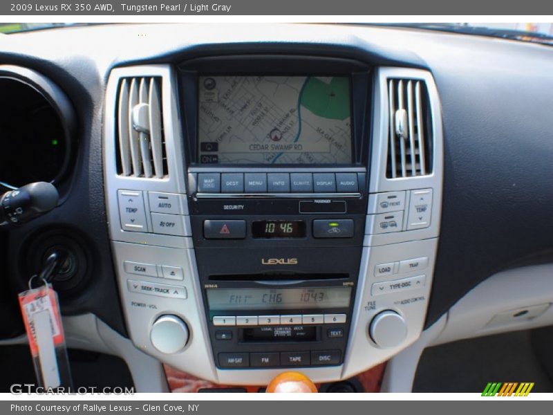 Tungsten Pearl / Light Gray 2009 Lexus RX 350 AWD
