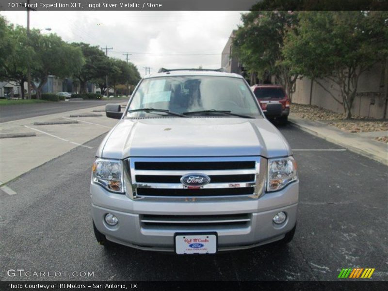 Ingot Silver Metallic / Stone 2011 Ford Expedition XLT
