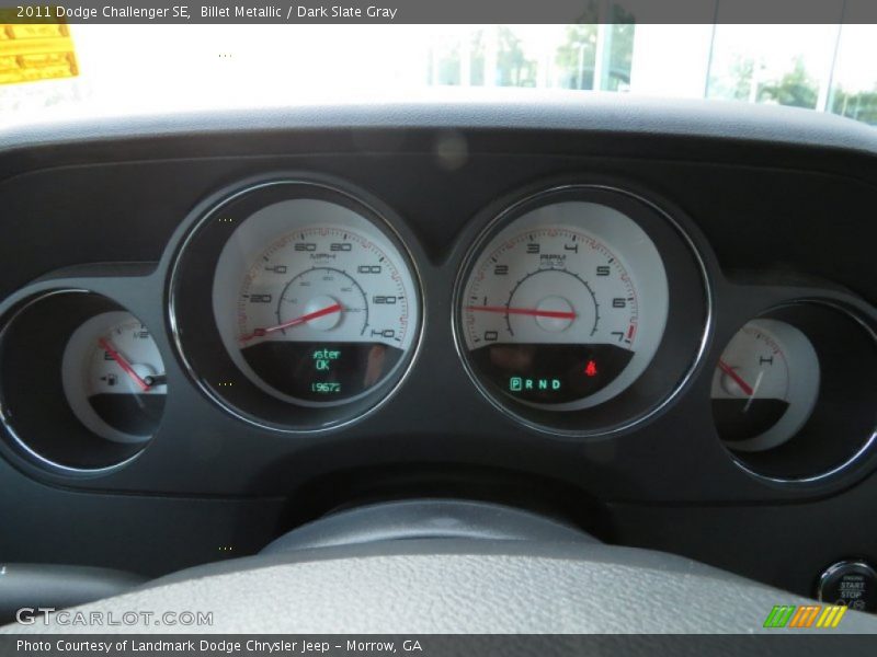 Billet Metallic / Dark Slate Gray 2011 Dodge Challenger SE
