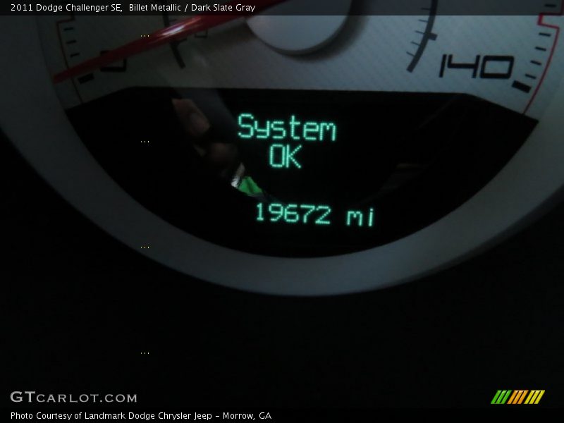 Billet Metallic / Dark Slate Gray 2011 Dodge Challenger SE
