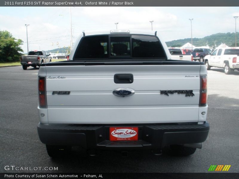 Oxford White / Raptor Black 2011 Ford F150 SVT Raptor SuperCrew 4x4