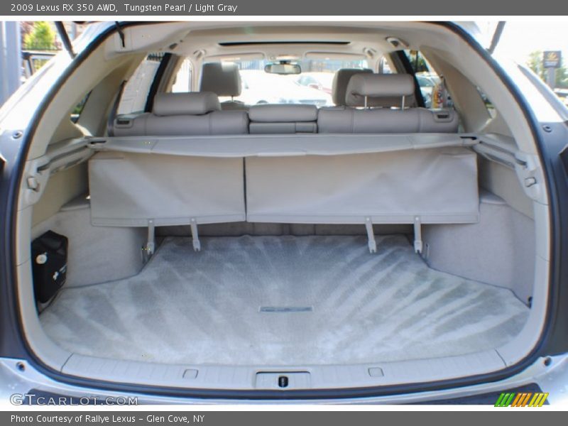 Tungsten Pearl / Light Gray 2009 Lexus RX 350 AWD