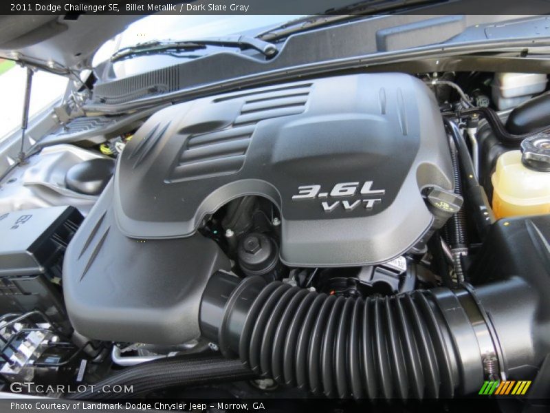 Billet Metallic / Dark Slate Gray 2011 Dodge Challenger SE