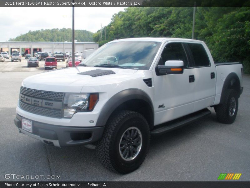 Oxford White / Raptor Black 2011 Ford F150 SVT Raptor SuperCrew 4x4