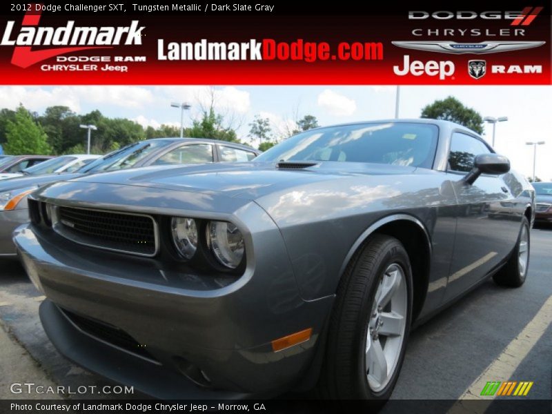 Tungsten Metallic / Dark Slate Gray 2012 Dodge Challenger SXT