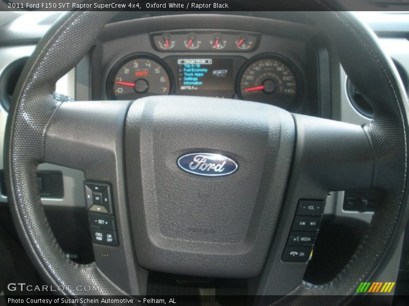 Oxford White / Raptor Black 2011 Ford F150 SVT Raptor SuperCrew 4x4