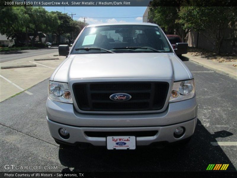 Silver Metallic / Medium/Dark Flint 2008 Ford F150 FX4 SuperCrew 4x4