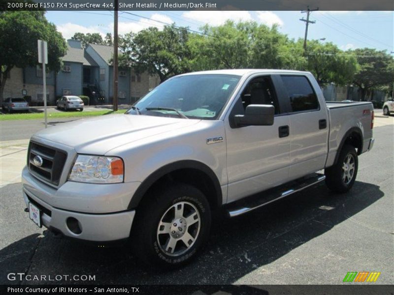 Silver Metallic / Medium/Dark Flint 2008 Ford F150 FX4 SuperCrew 4x4