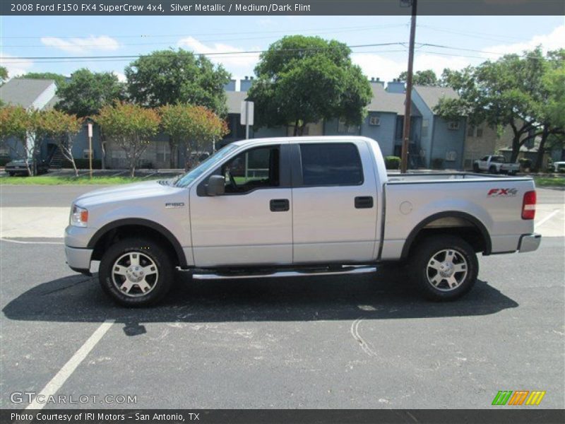 Silver Metallic / Medium/Dark Flint 2008 Ford F150 FX4 SuperCrew 4x4