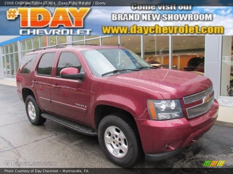 Deep Ruby Metallic / Ebony 2008 Chevrolet Tahoe LT 4x4