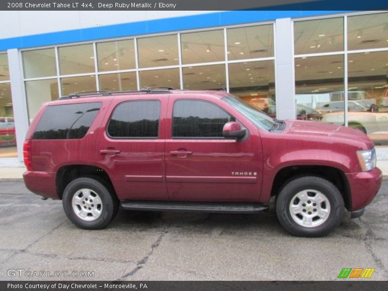 Deep Ruby Metallic / Ebony 2008 Chevrolet Tahoe LT 4x4