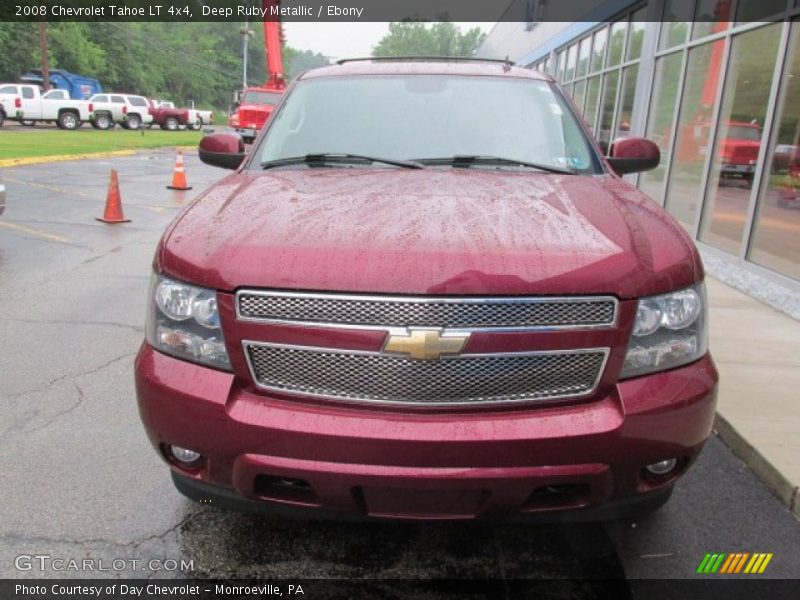Deep Ruby Metallic / Ebony 2008 Chevrolet Tahoe LT 4x4