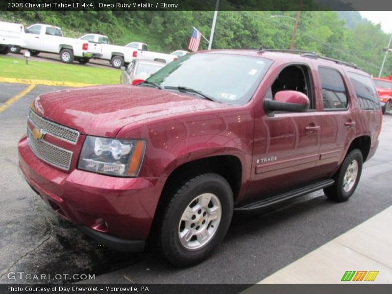 Deep Ruby Metallic / Ebony 2008 Chevrolet Tahoe LT 4x4