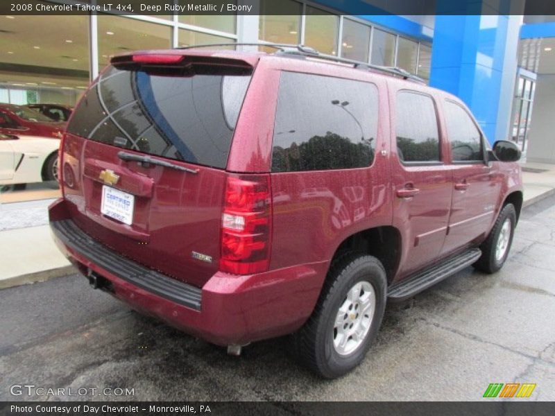 Deep Ruby Metallic / Ebony 2008 Chevrolet Tahoe LT 4x4