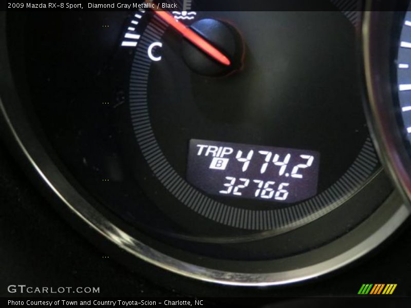Diamond Gray Metallic / Black 2009 Mazda RX-8 Sport