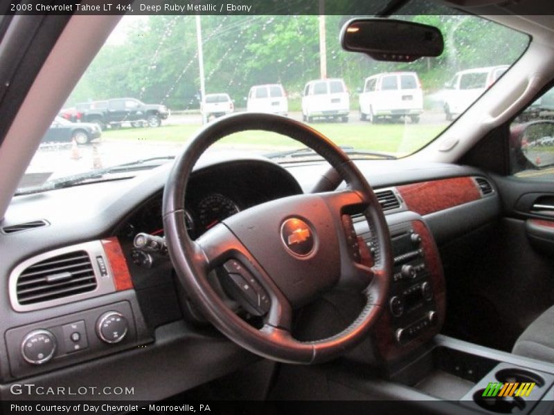 Deep Ruby Metallic / Ebony 2008 Chevrolet Tahoe LT 4x4
