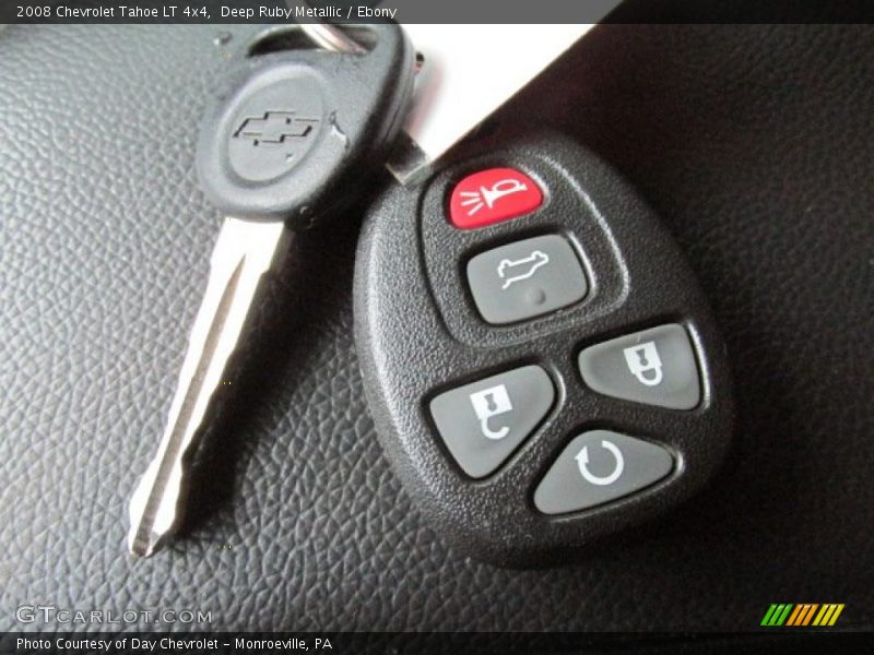 Deep Ruby Metallic / Ebony 2008 Chevrolet Tahoe LT 4x4