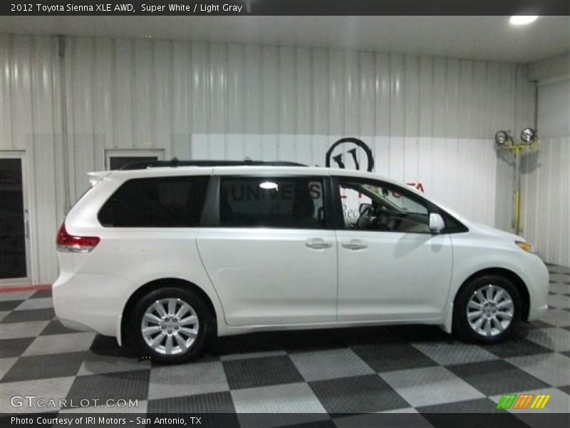 Super White / Light Gray 2012 Toyota Sienna XLE AWD