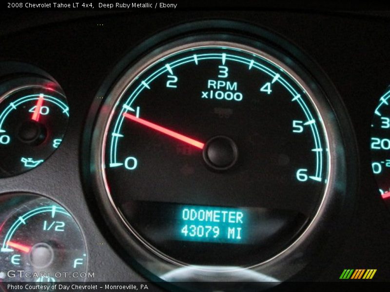Deep Ruby Metallic / Ebony 2008 Chevrolet Tahoe LT 4x4