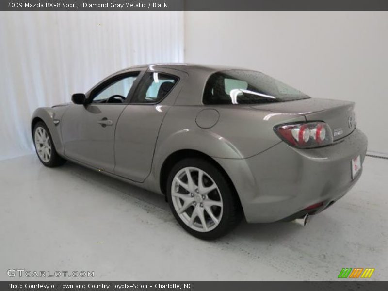 Diamond Gray Metallic / Black 2009 Mazda RX-8 Sport