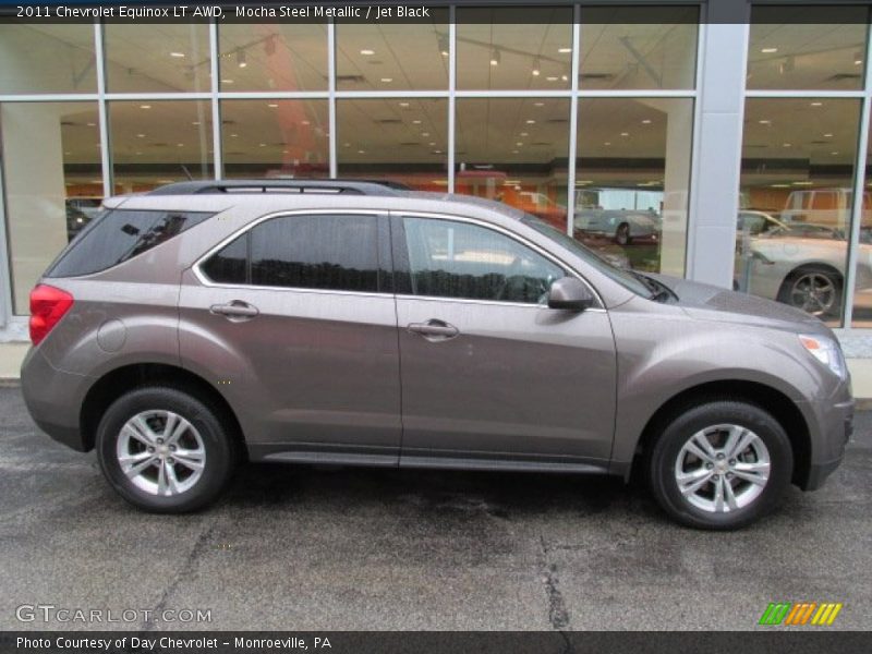 Mocha Steel Metallic / Jet Black 2011 Chevrolet Equinox LT AWD