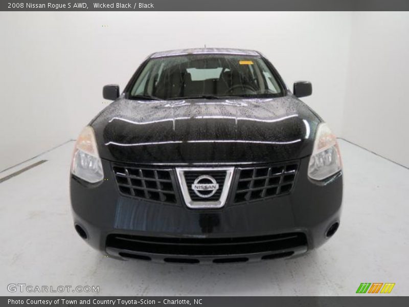 Wicked Black / Black 2008 Nissan Rogue S AWD