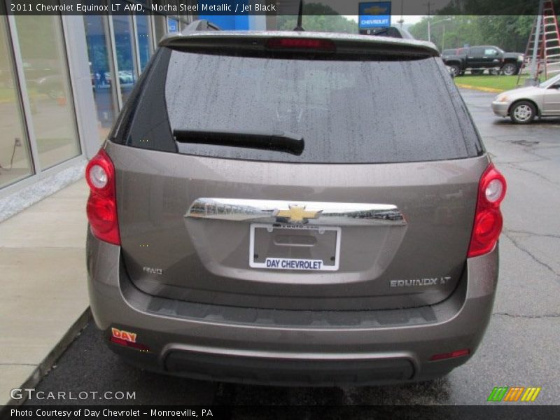 Mocha Steel Metallic / Jet Black 2011 Chevrolet Equinox LT AWD