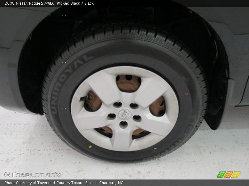 Wicked Black / Black 2008 Nissan Rogue S AWD