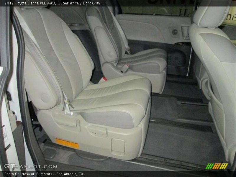 Super White / Light Gray 2012 Toyota Sienna XLE AWD