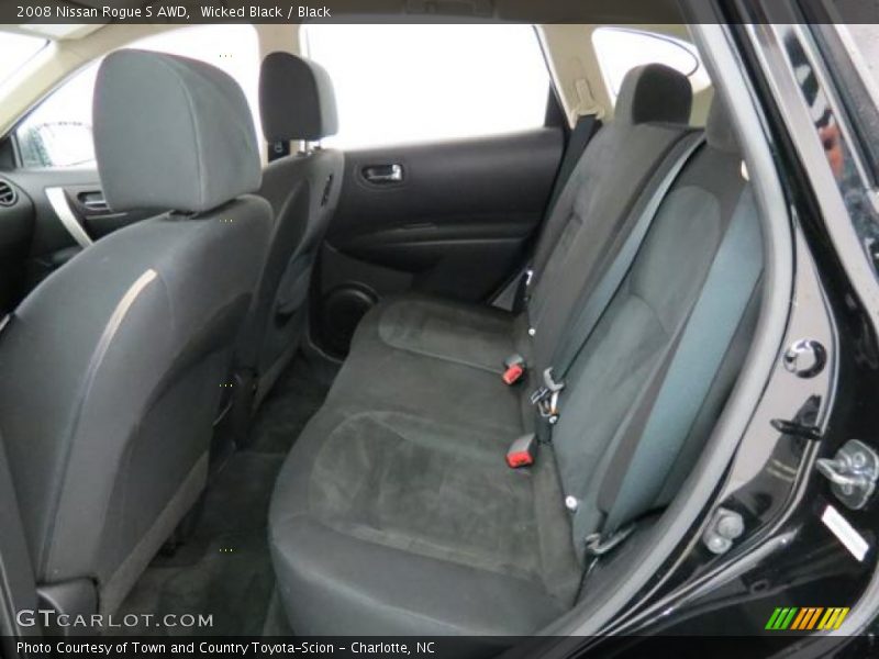 Wicked Black / Black 2008 Nissan Rogue S AWD