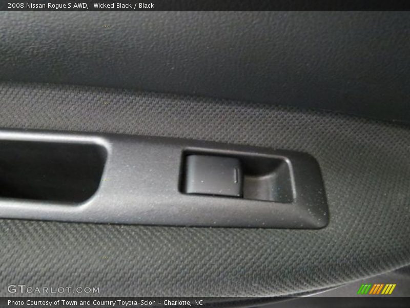 Wicked Black / Black 2008 Nissan Rogue S AWD