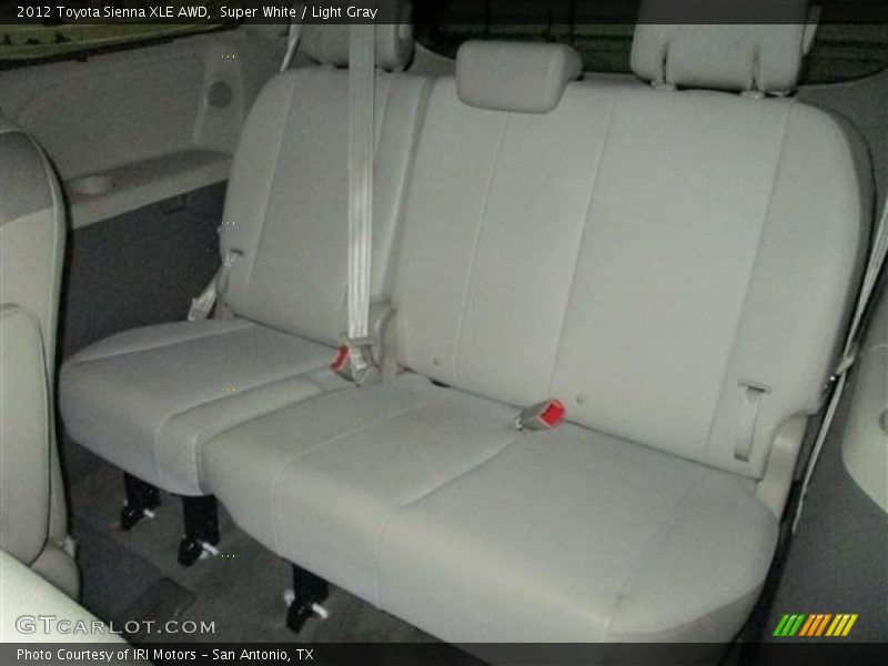 Super White / Light Gray 2012 Toyota Sienna XLE AWD