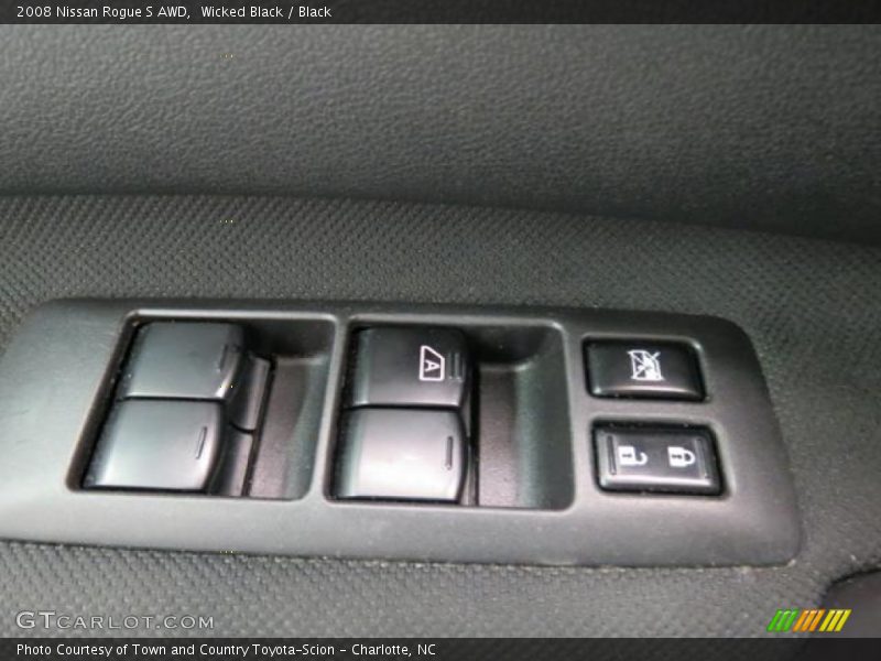 Wicked Black / Black 2008 Nissan Rogue S AWD