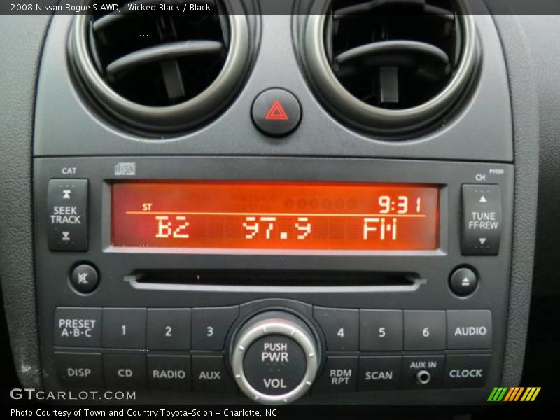 Wicked Black / Black 2008 Nissan Rogue S AWD