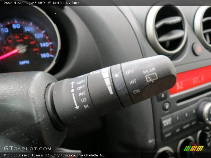Wicked Black / Black 2008 Nissan Rogue S AWD