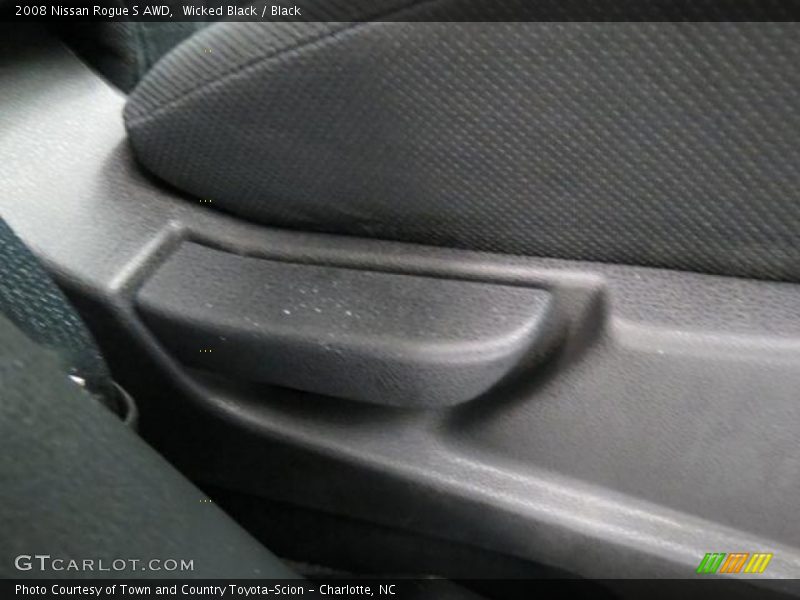 Wicked Black / Black 2008 Nissan Rogue S AWD