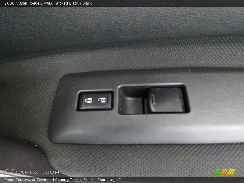 Wicked Black / Black 2008 Nissan Rogue S AWD