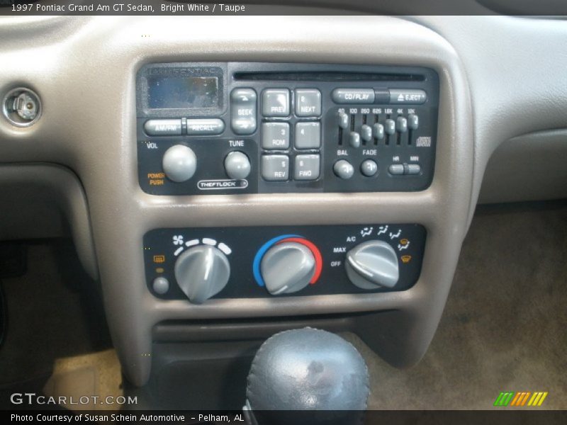 Controls of 1997 Grand Am GT Sedan