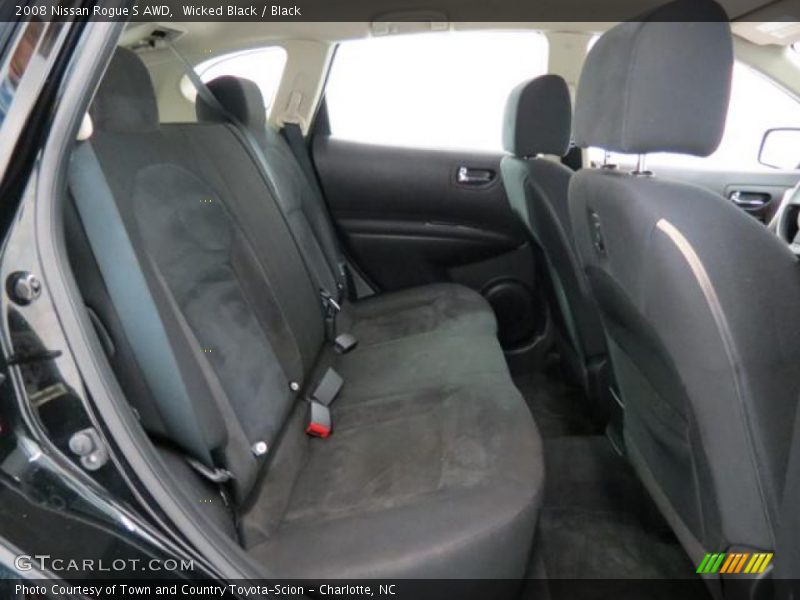 Wicked Black / Black 2008 Nissan Rogue S AWD
