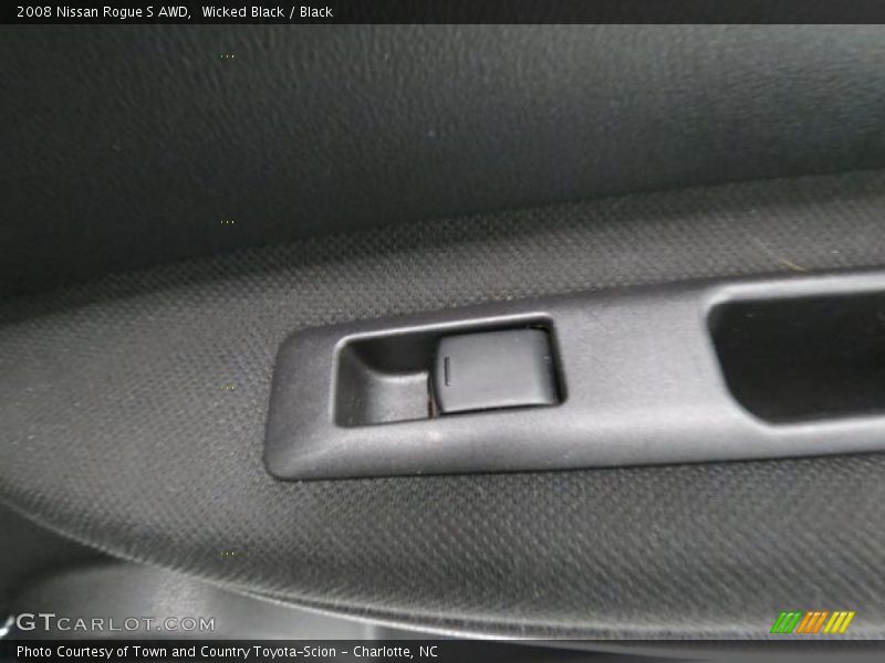 Wicked Black / Black 2008 Nissan Rogue S AWD
